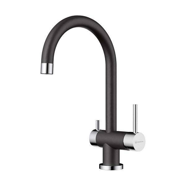 Смеситель для кухни Omoikiri Yamada-BL с подключением фильтра черный 4994226