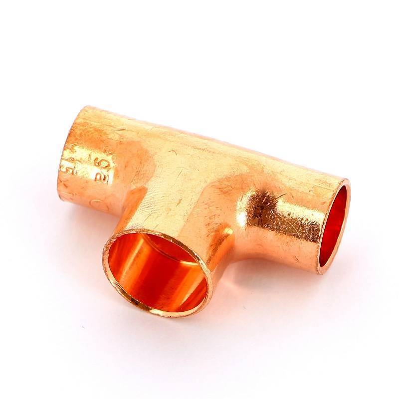 Тройник медный под пайку Viega 12х15х12 мм 106799