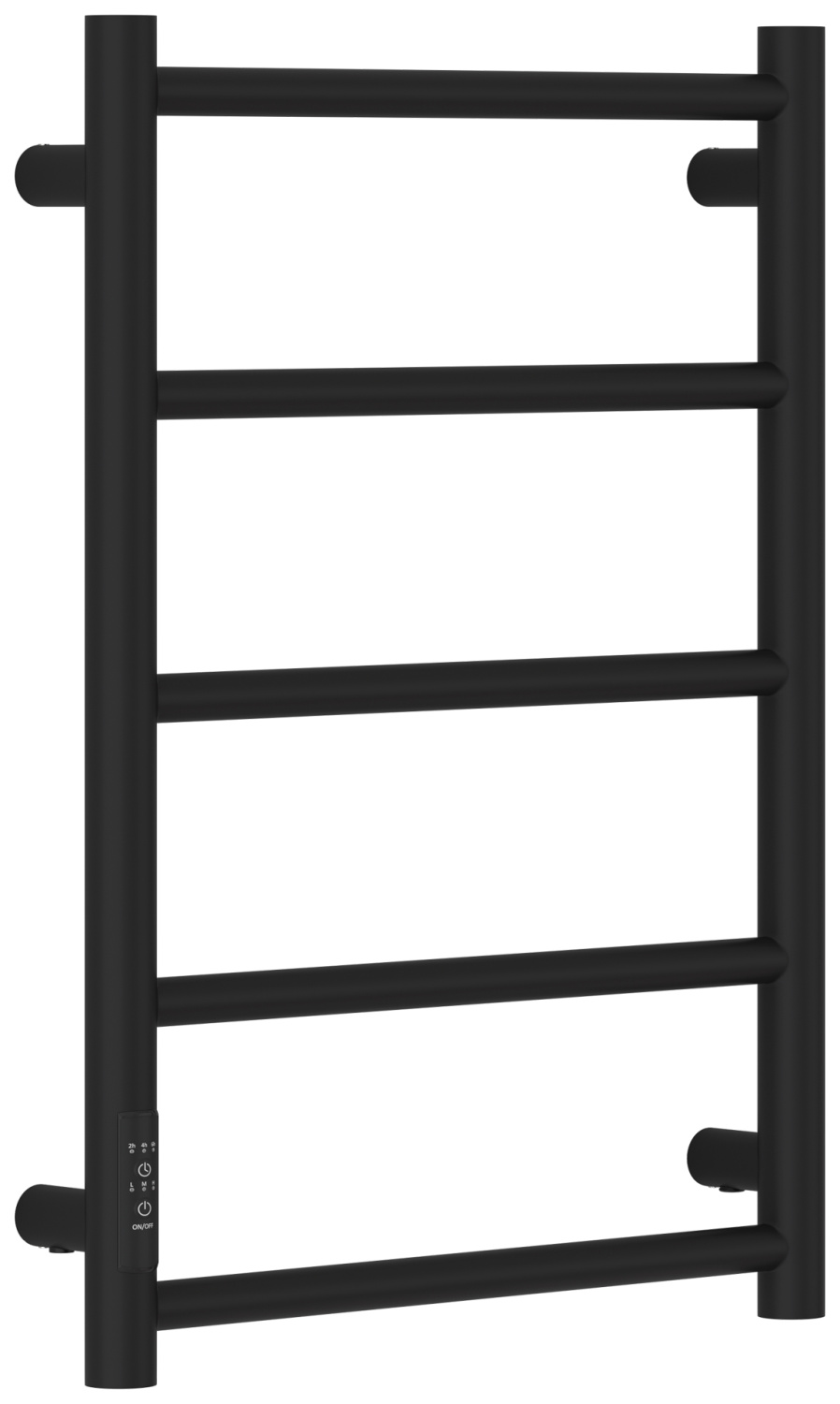 Полотенцесушитель электрический Стилье Формат 27 43.2x60 см левый черный матовый 31529-6040