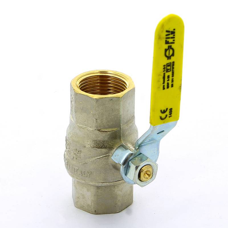 Кран шаровой для газа F.I.V. FUTURGAS 3/4 ВВ рычаг 80010034