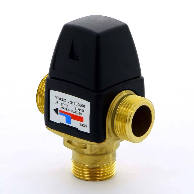 Клапан термостатический смесительный ESBE VTA322 G 3/4 35-60 °C Kvs 1.5 31100600
