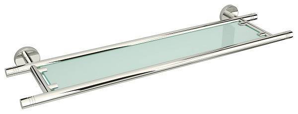 Полка стеклянная Сунержа Каньон 600x50x175 мм черный хром 01-3003-0600