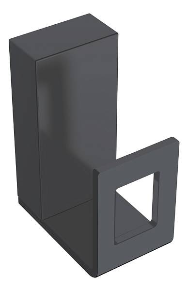 Крючок для ванной подвесной Boheme Q черный 10946-B