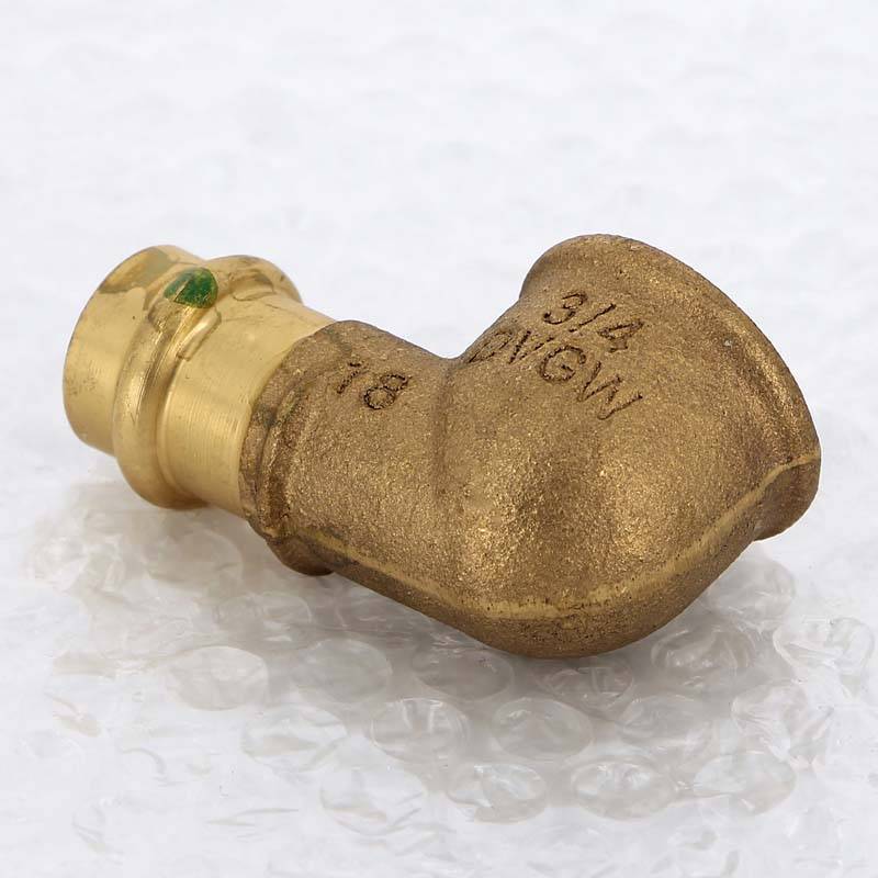 Угол 90° пресс-В бронзовый Viega Sanpress 18х3/4 298227