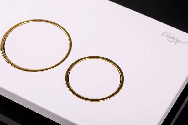 Кнопка смыва для инсталляции Boheme пластик 24х1.5х16 см хром 659