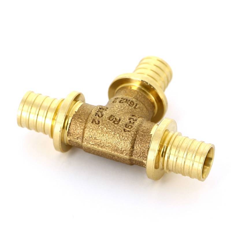 Тройник надвижной REHAU RAUTITAN RX 16 мм бронза 1377724