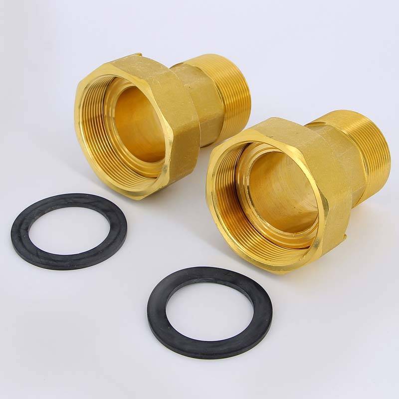 Разъемные соединения для водосчетчиков Tiemme пломбируемые 2 1/2 x 2 (2 шт) 1500101