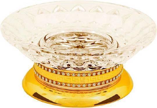 Мыльница настольная Boheme Imperiale золото 10411