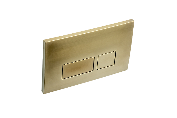 Кнопка смыва Boheme для инсталляции 26.3x16.6 см матовое золото 664-MG