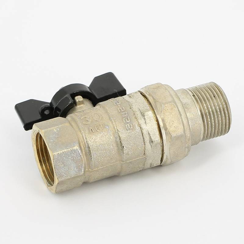 Кран шаровой LD Pride НВ 3/4 полнопроходной с разъемным соединением бабочка 47.306.20