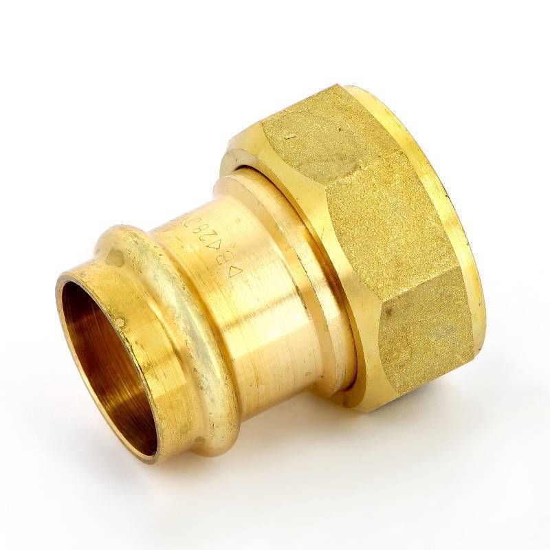 Муфта пресс IBP >B< Press 28 мм х 1 1/4 с накидной гайкой бронза P4355 02810000