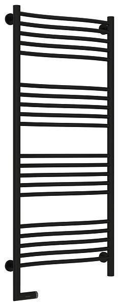 Полотенцесушитель электрический Сунержа Флюид 2.0 500x1200 мм левый матовый черный 31-5220-1250