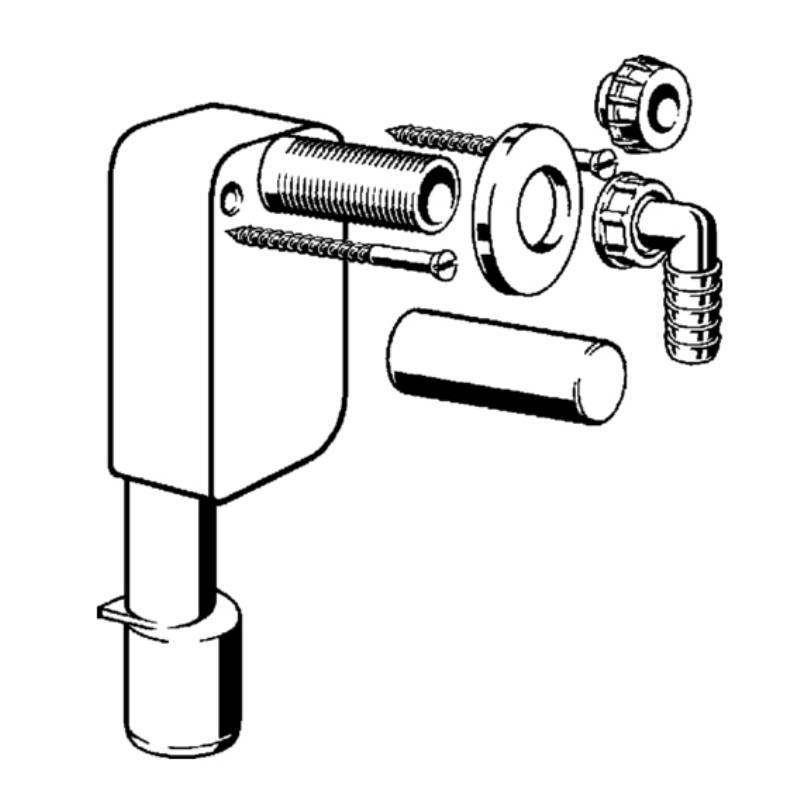 Сифон для стиральной и посудомоечной машины Viega скрытого монтажа 452452