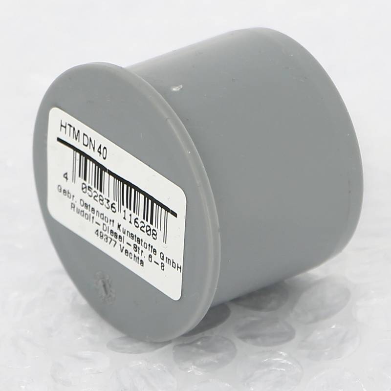 Заглушка Ostendorf HT DN 40 внутренняя серая 111620