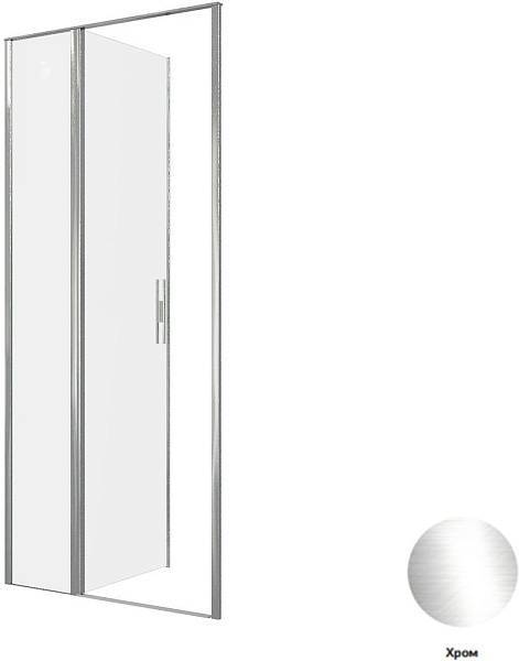 Душевая дверь Allen Brau Priority 90x200 см хром стекло прозрачное 8 мм 3.31025.00