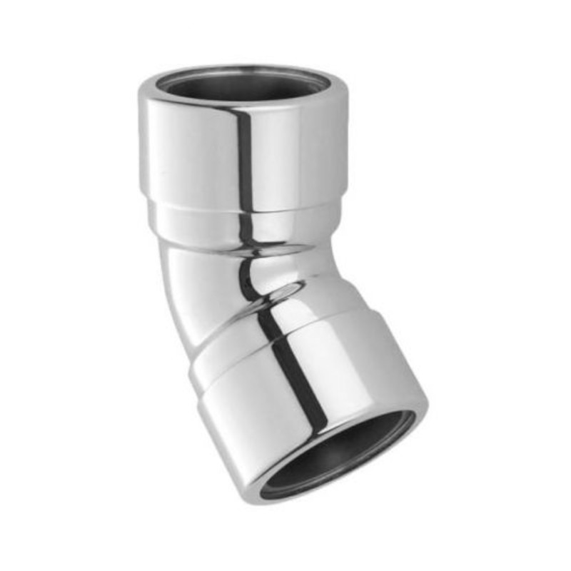 Отвод на 135° латунный компрессионный Ду=40ммхДу=40мм; цвет-хром