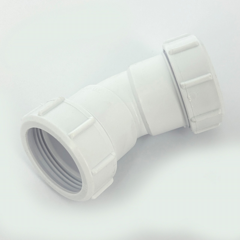 Отвод на 135 (гайка-гайка) 40х40 мм, компрес.