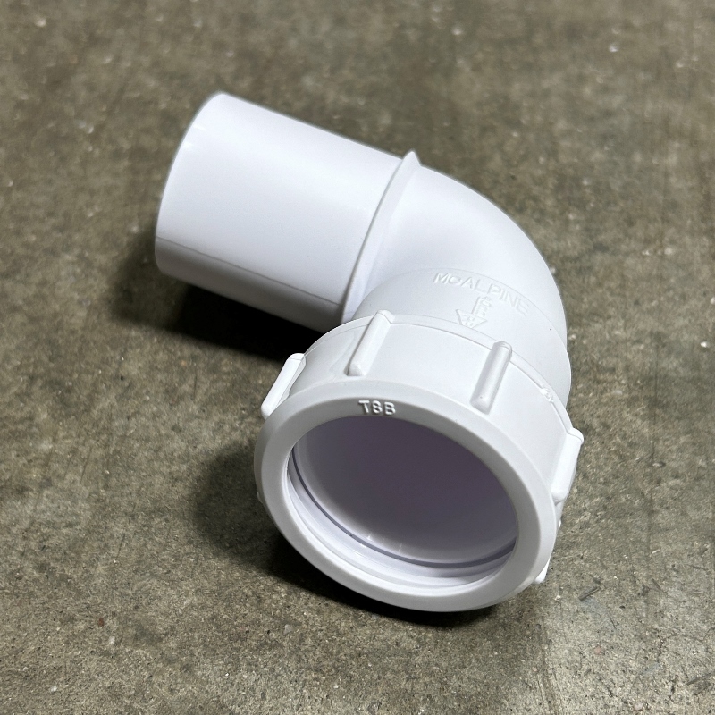 Отвод на 90' 40х40 мм, компрес.