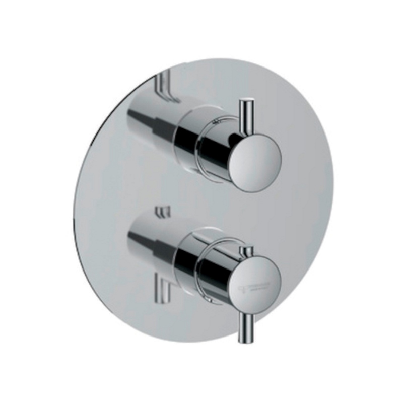 Смеситель термостатический для ванны Tiemme F16, СМ, три потребителя, хром