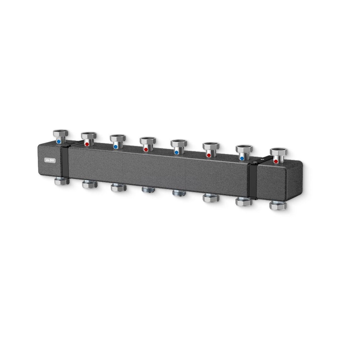 Коллектор Stout DN25 7 контуров нержавеющая сталь 435X4007