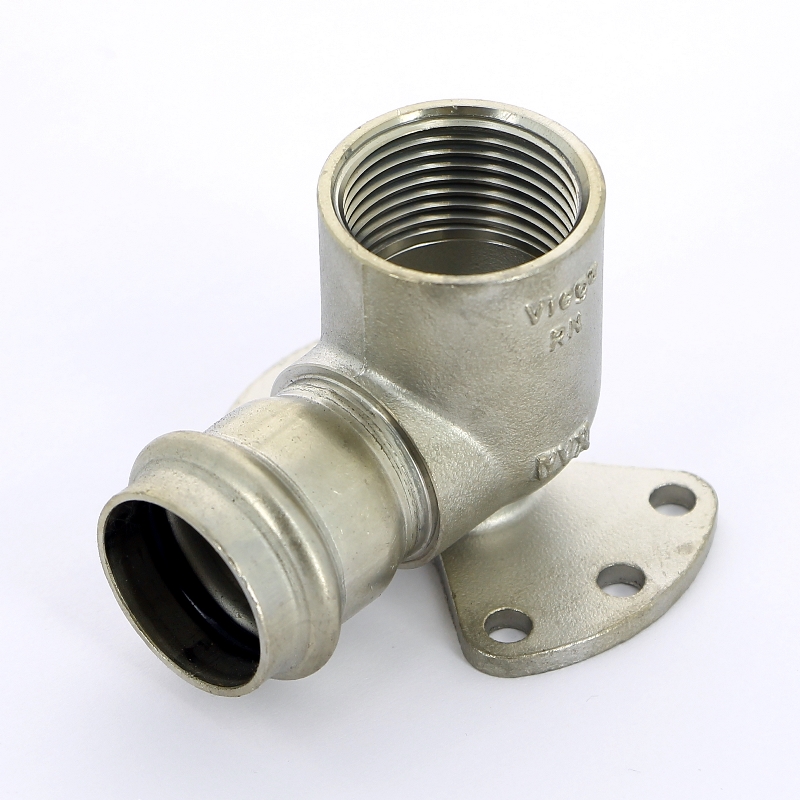 Водорозетка пресс-В 28х1' нерж.сталь Sanpress Inox SC-Contur