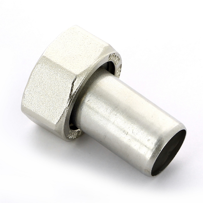 Муфта пресс с накидной гайкой 28x1' нерж. сталь плоская прокладка Sanpress Inox SC-Contur