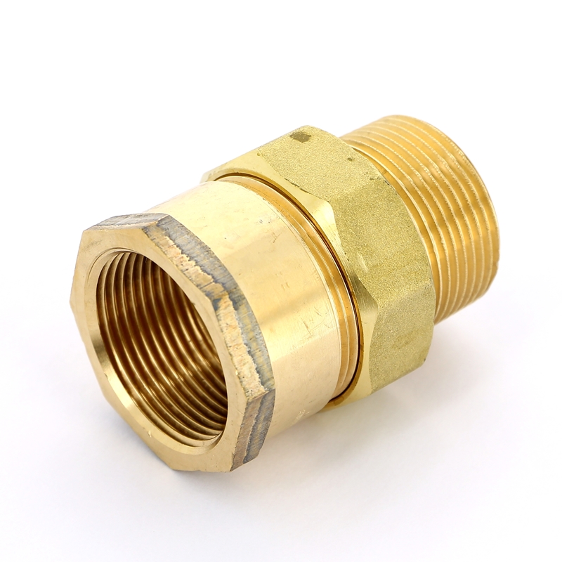 Разъёмное соединение НВ 11/4 коническое уплотнение бронза