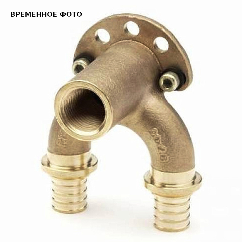 Водорозетка проходная надвиж-В 16 x 1/2 x 16 бронза, удлиненная RX+