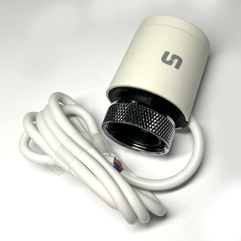 Привод термоэлектрический 230 В нормально открытый, белый, кабель 1 м