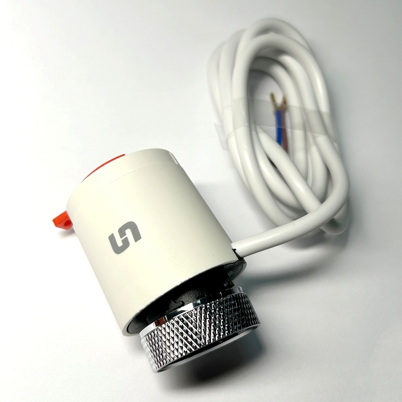 Привод термоэлектрический 230 В нормально закрытый, белый, кабель 1 м