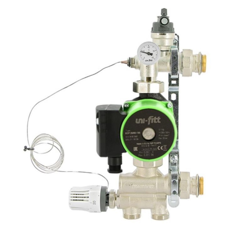 Насосно-смесительная группа SOLOMIX 1, с насосом Uni-Fitt GTA 25-7 130