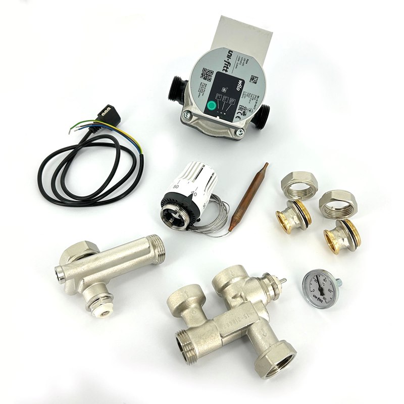 Насосно-смесительная группа SOLOMIX MINI с наружной резьбой 1, с насосом Wilo PARA 15/6-130