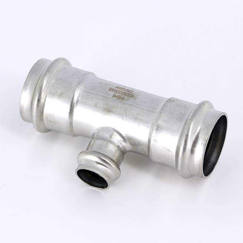 Тройник пресс IBP B Press Inox 42х22х42 мм нержавеющая сталь PS5130 0422242