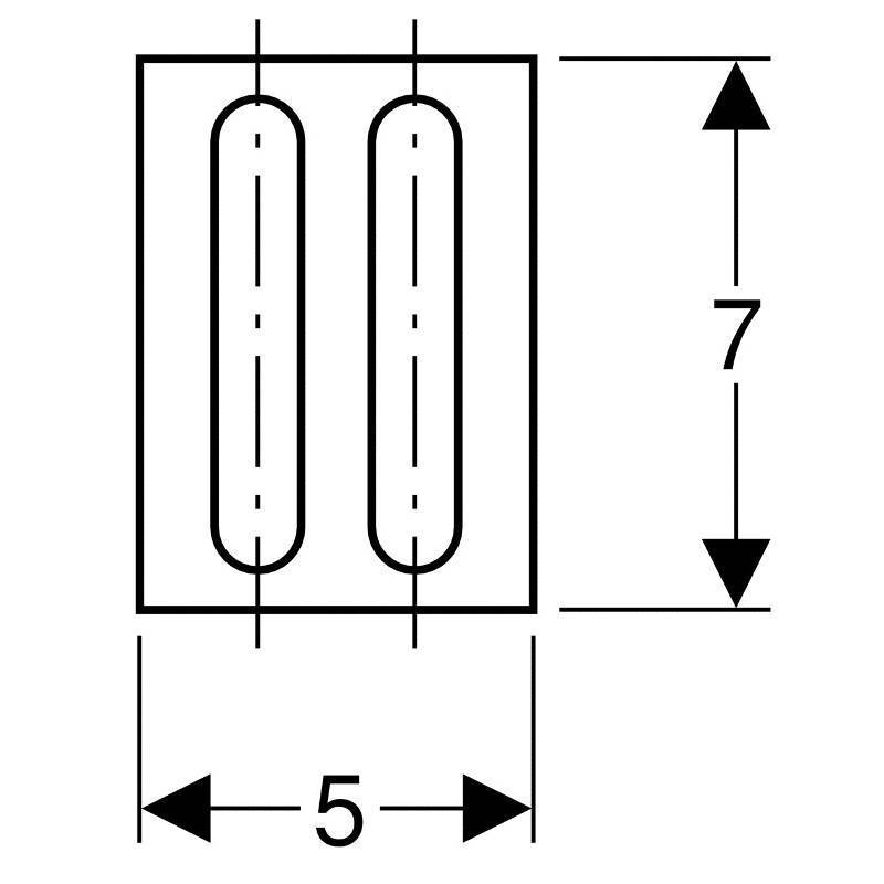 Прокладка шумопоглощающая Geberit GIS для монтажного кронштейна 461.014.00.1