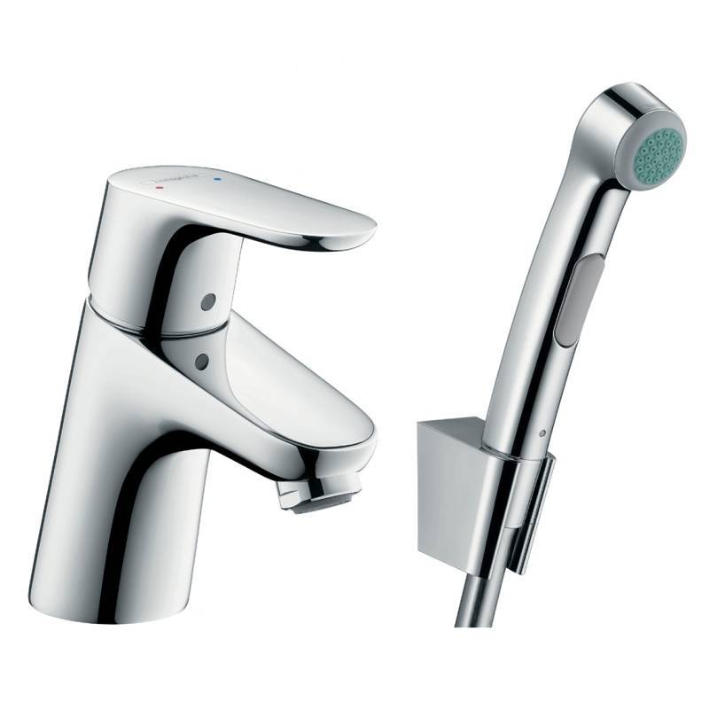 Смеситель для раковины Hansgrohe Logis 190 со сливным гарнитуром хром 71090000