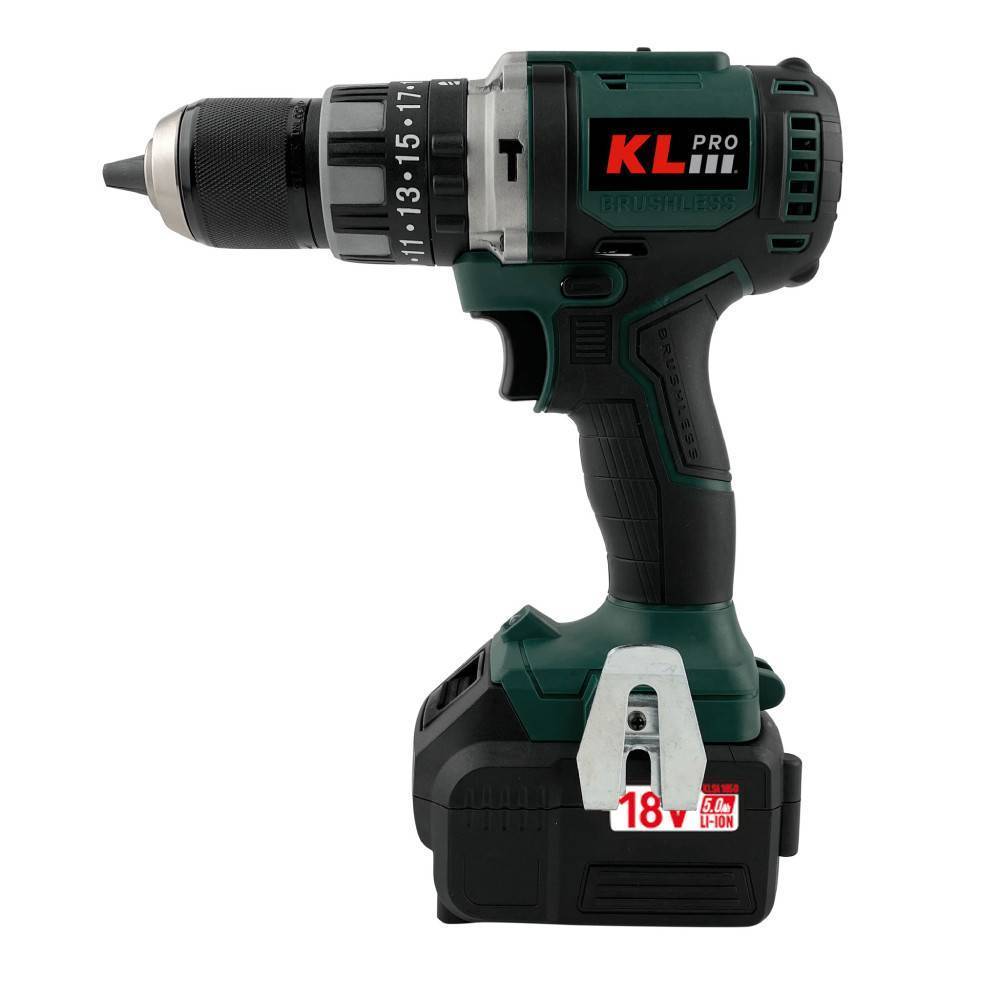 Аккумуляторная ударная дрель-шуруповерт KLPRO KLDM18BH-20 18 В 2.0 Ач Li-ion 70 Нм KLDM18BH-20