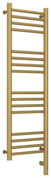 Полотенцесушитель электрический Сунержа Богема 3.0 1000x300 мм МЭМ нижнее справа золото матовое 03258051030