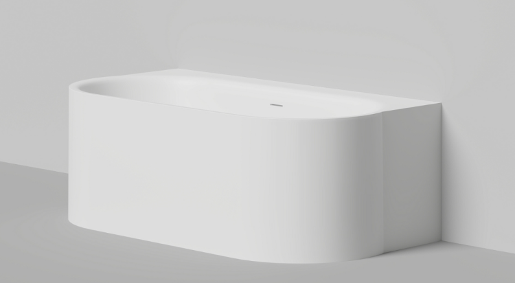 Ванна Salini PERLA W 1700x900x605 мм пристенная белый матовый 1049204M