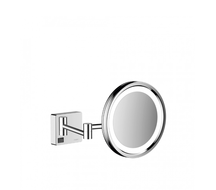 Косметическое зеркало Hansgrohe AddStoris с LED-подсветкой хром 41790000