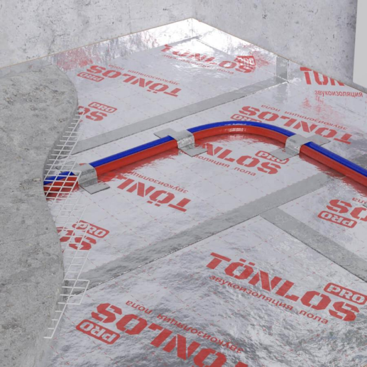 Звукоизоляция Tonlos TERRA FELT PRO 5000x700x10 мм