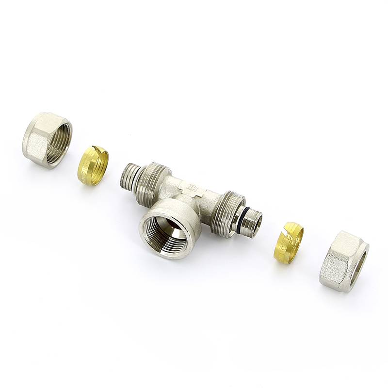 Тройник обжимной Henco 20х3/4х20 мм внутренняя резьба 9-200520