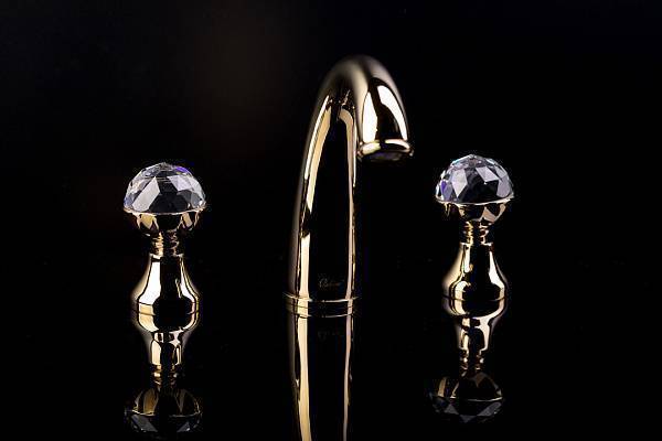 Смеситель для раковины Boheme Imperiale Presente золото глянцевое 331