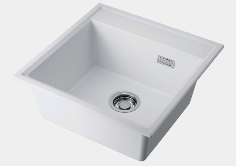 Кухонная мойка OMOIKIRI Daisen 51-U 510x510 мм белый 4997304