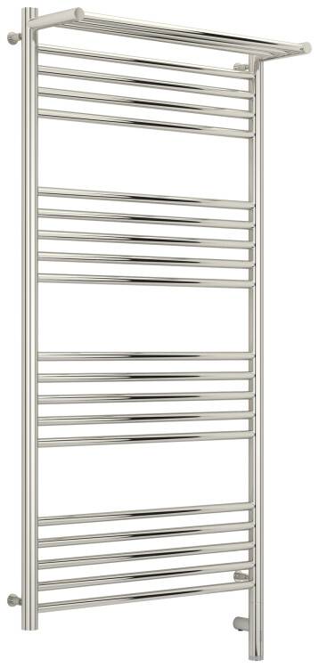 Полотенцесушитель электрический Сунержа Богема 3.0 с полкой 1000x600 мм справа МЭМ полированная сталь 00-5807-1260