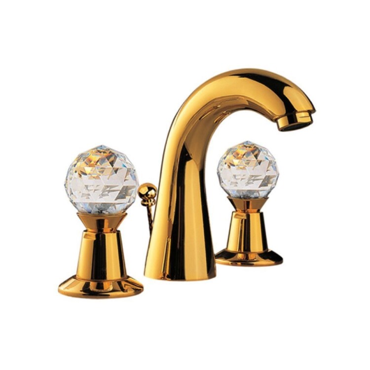 Смеситель для раковины Jaquar Rendezvous вентильный золото CTL-GLD-8191