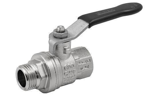 Кран шаровой Högert Technik Strong T 2 НВ ручка-рычаг EV202101