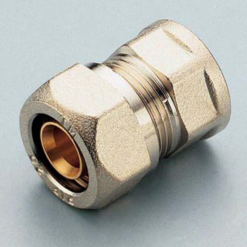 Муфта обжимная Tiemme никелированная 16х3/8 ВР 1600069