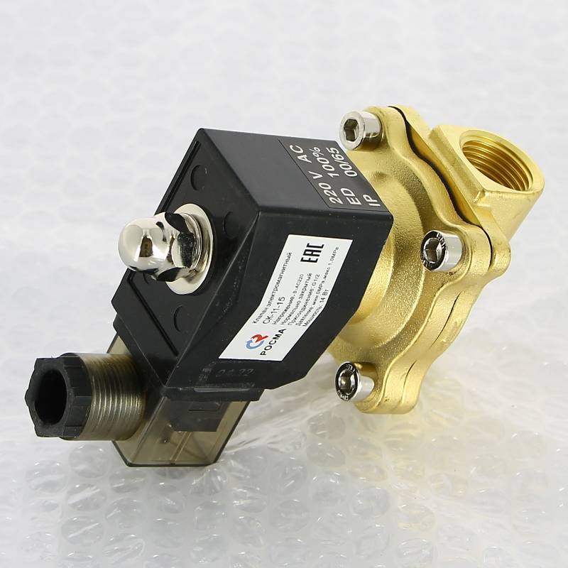 Клапан соленоидный Росма СК-11-15 1/2 220 В нормально закрытый 11325