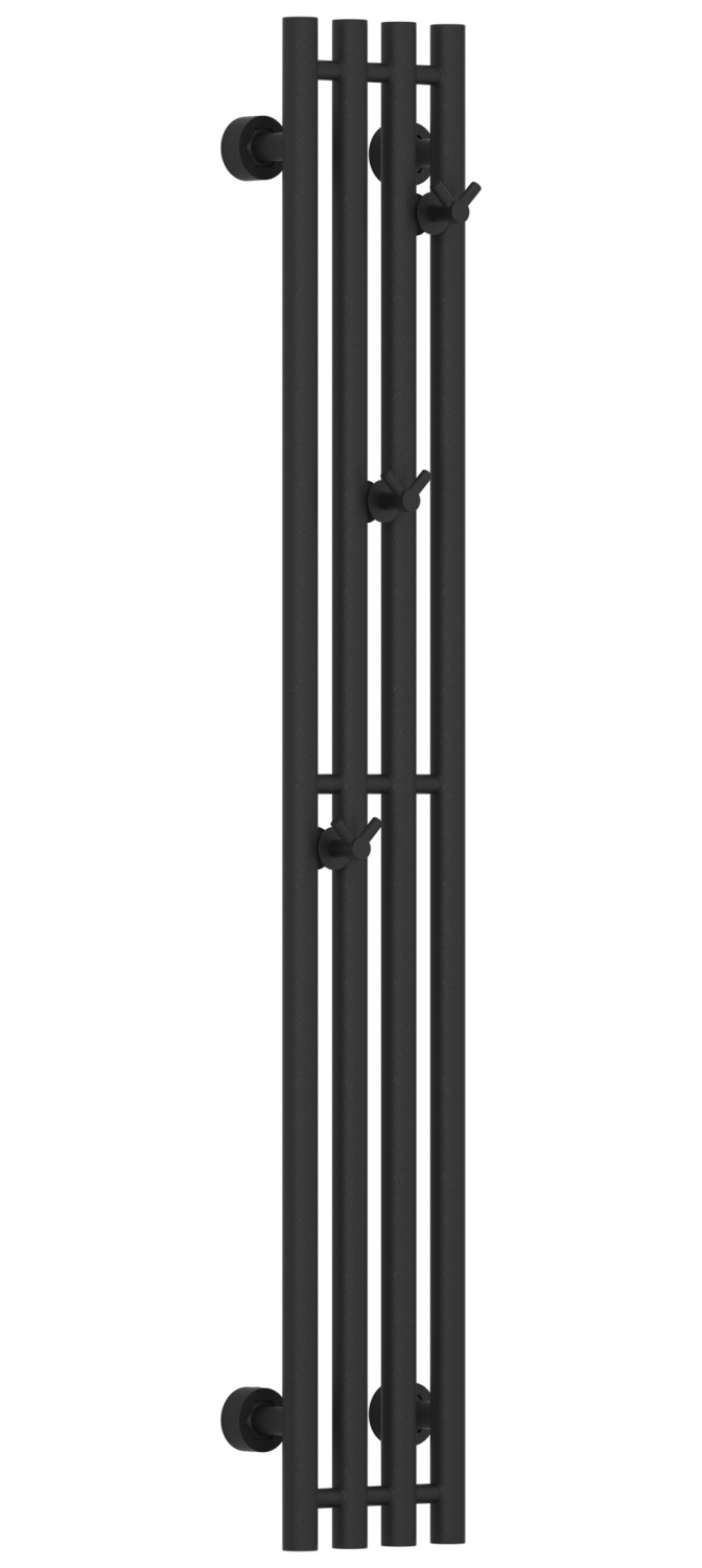 Полотенцесушитель водяной Сунержа Кантата PRO 200x1200 мм тёмный титан муар матовый 15-0446-1215