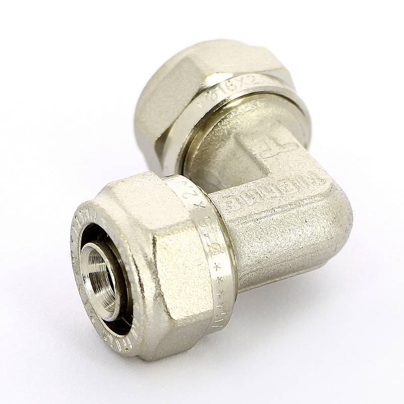 Угол обжимной Tiemme 1603 16 мм никелированный 1600008